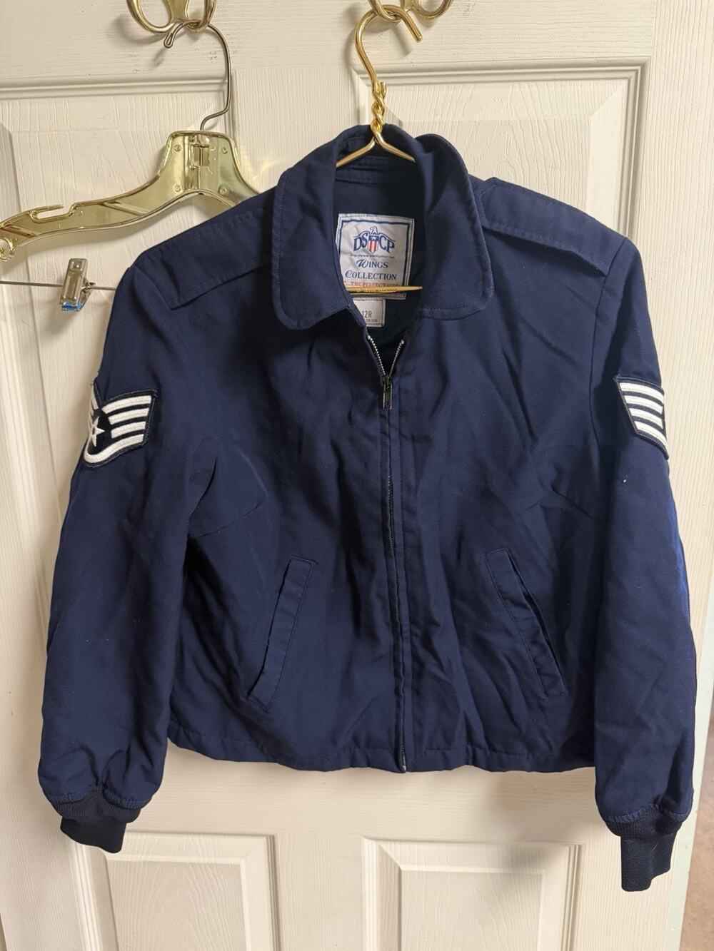 DSCP Jacket Lightweight Blue Wings Collection Med 12r Removable Liner Women’s